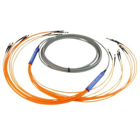 Câbles à fibres optiques préassemblés en grappe